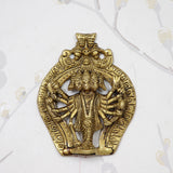 eCraftIndia Panchmukhi Lord Hanuman Brass Idol Statue