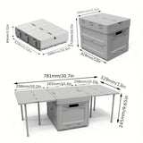 Folding Storage Box for Picnic & Camping Storage-1