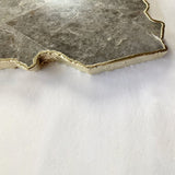 Large Smoky Grey Agate Cheese Platter/Tray/Personalised Momentos/Sign Boards 10"x15"-1